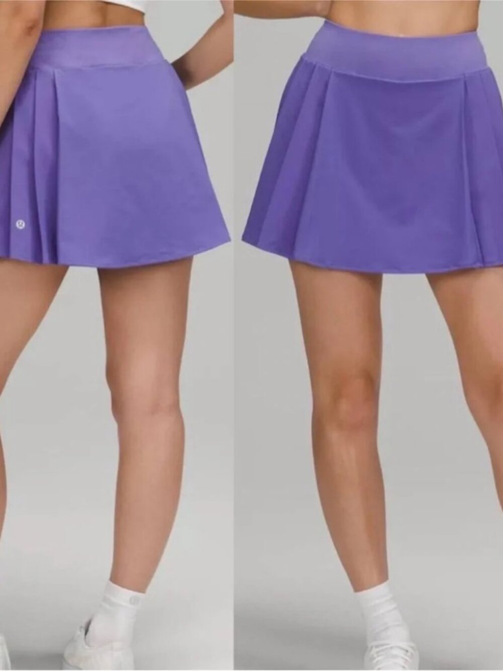 Lululemon Side Pleat High Rise Tennis Skirt Skort Purple Charged Indigo Size 6